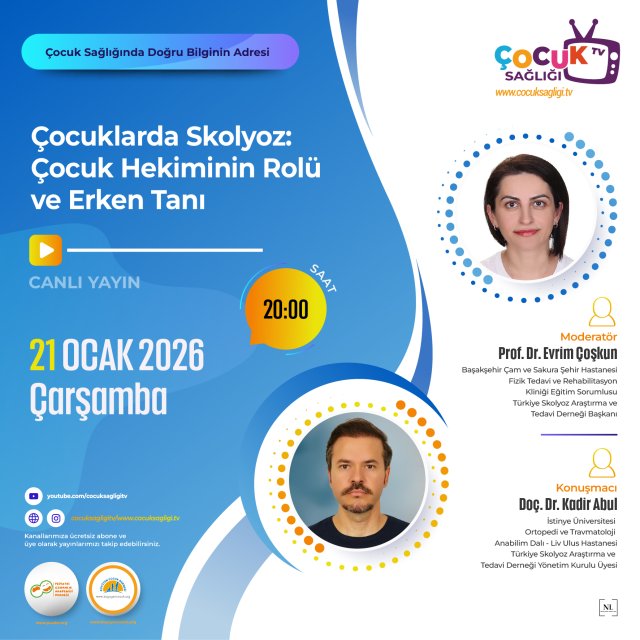 Çocuklarda Skolyoz: Çocuk Hekiminin Rolü ve Erken Tanı